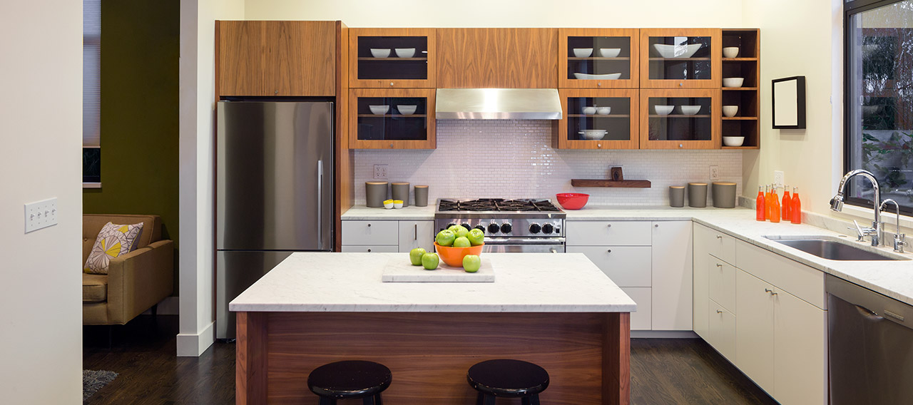Custom kitchen cabinets installed in a Cedar Park, TX home