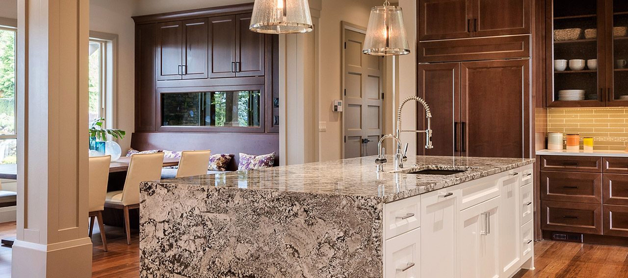 Custom kitchen cabinets installed in a modern Austin, TX home